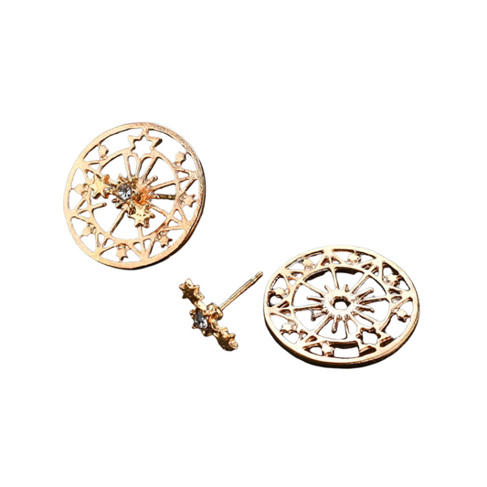 Star Map Stud Earrings Female Girl Fashion Earrings Birthday Holiday Gifts