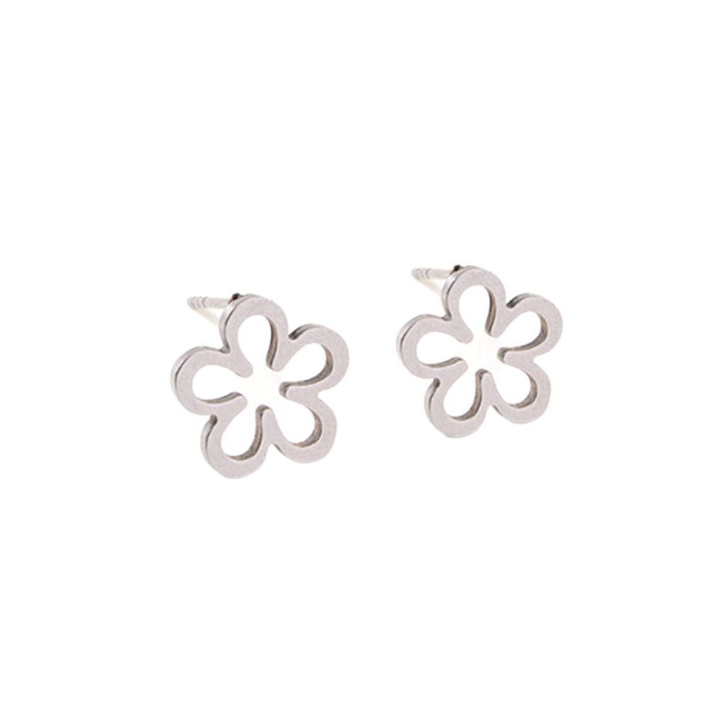 Mini Cartoon Flower Ear Stud Fashion Earrings for Women Party Jewelry Gift