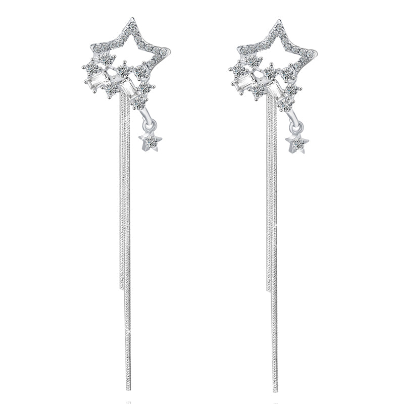 Stars Dangling Drop Earrings Women Girls Gifts Jewelry Accessories