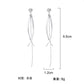 Metal Tassel Dangle Earrings Special Gift for Women Girl Fashion Jewelry