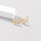 Mini Heart Stud Earrings Women Jewelry Mom Gift Everyday Wear Earrings