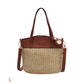 Fashion Straw Bag One-Shoulder Messenger Bag Portable Beach Bag