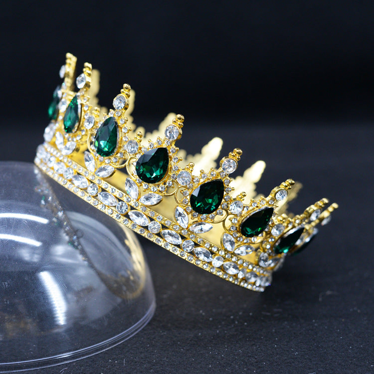 Bride Wedding Atmosphere Round Crown Tiara