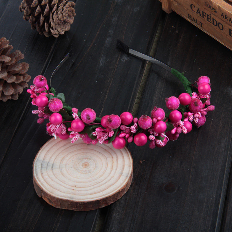 Glass Beads Garland Travel Photo Headwear