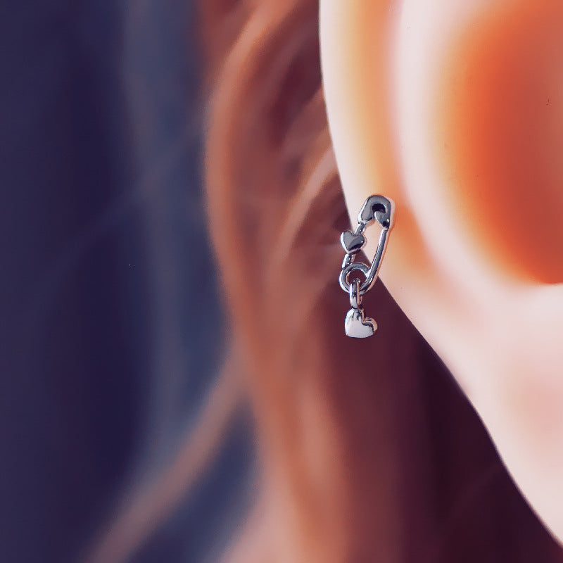 Mini Clothes Pin Shape Jewelry Fashion Dangle Earrings for Girls Party Birthday Gift