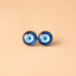 Blue Eye Stud Earrings for Girls Women Stud Jewelry Gift Accessories