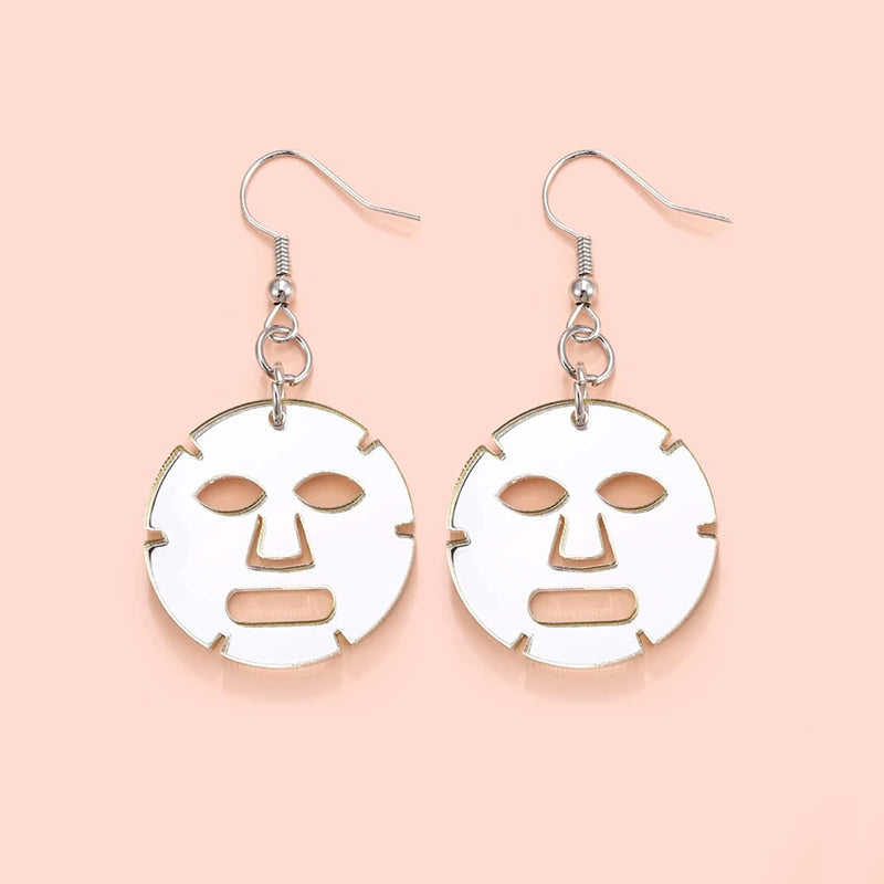 Face Mask Pendant Gift Earrings Dangle Women Fashion Jewelry Jewellery