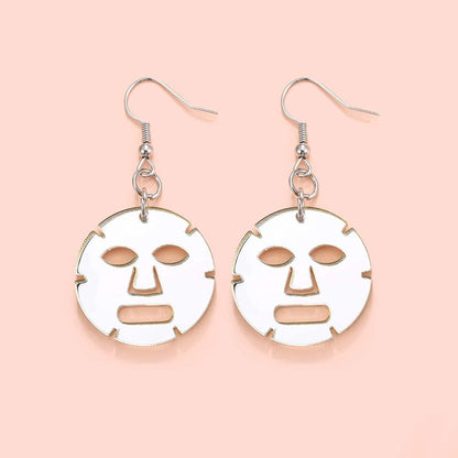 Face Mask Pendant Gift Earrings Dangle Women Fashion Jewelry Jewellery