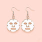 Face Mask Pendant Gift Earrings Dangle Women Fashion Jewelry Jewellery