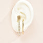 2pc Ear Cuff Stud Earrings Women Jewelry Mom Gift Everyday Wear Earrings