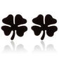 Four Leaf Clover Stud Earrings Stainless Steel Jewelry Women Girls Friendship Gift Fashion Accessories Earring Studs