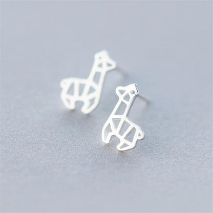 Mini Alpaca Shape Stud Earrings Women Girls Gifts Jewelry Accessories