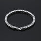 Tin Alloy Gold Color Iced Bracelet Men's Hip Hop Chain Street Rock Jewelry