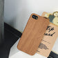 Wooden handset case with ultra-thin wood-grain soft leather cover and wood-grain handset cover