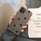 Corduroy wave dot phone case