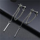 Chain String Dangle Fashion Drop Earrings Women Girls Ear Studs Jewelry Gift