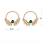 Leaves Detail Ring Dangle Earrings Jewelry Accessories Girls Fashion Accessory