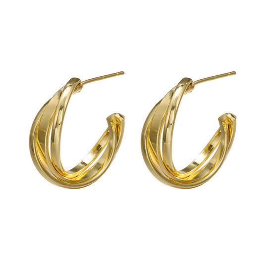 Retro Style Hoop Earrings Special Gift for Women Girl Fashion Jewelry