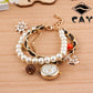 Pearl anchor ladies bracelet watch circle ladies watch