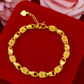 Gold-plated brass bracelet