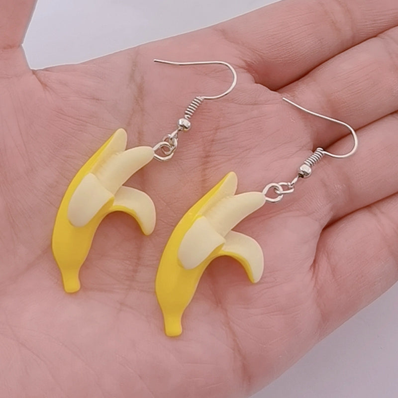 Bananas Pendant Gift Earrings Dangle Women Fashion Jewelry Jewellery