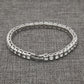 Tin Alloy Gold Color Iced Bracelet Men's Hip Hop Chain Street Rock Jewelry