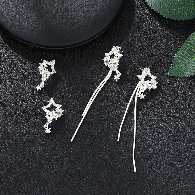 Stars Dangling Drop Earrings Women Girls Gifts Jewelry Accessories