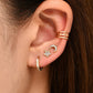 4pcs Set Moon Star Ear Cuff Stud Earrings Fashion Women Female Earrings Piercing