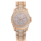 Fashion Bling Casual Ladies Female Quartz Gold Watch Crystal Diamond