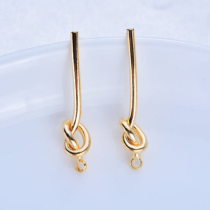Knot Earrings Dangle Gift for Her Jewelry Accessories Girls Fashion Accessory