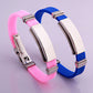 Titanium steel silicone bracelet