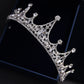 Korean Princess Bride Wedding Wedding Tiara jewelry hair accessories QUEEN CROWN diamond crown