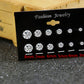 6pairs 6 Sizes Rhinestone Stud Earrings Fashion Women Female Earrings Piercing