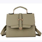 Leather Pu ladies handbag fashion buckle shoulder bag