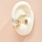 2pcs Mixed Color Ear Cuff Earrings Jewelry Accessories Girls Fashion Accessory