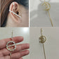 Temperament Cold Wind Piercing Ear Acupuncture Ring