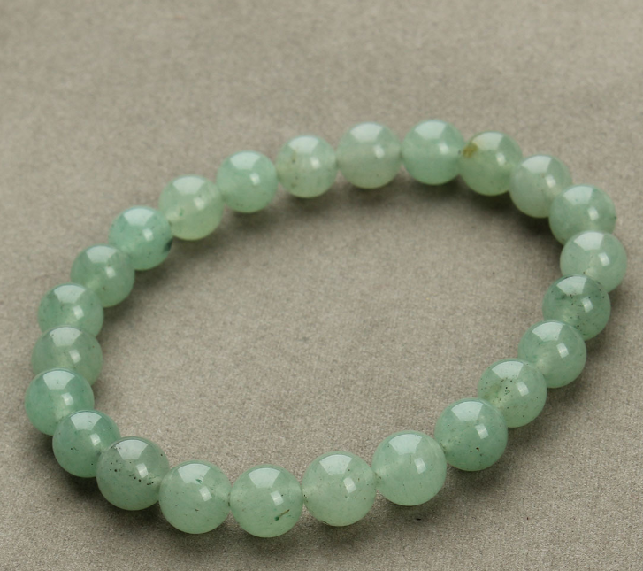 Aventurine Blue Sandstone Beads Round Bead Bracelet Bracelet