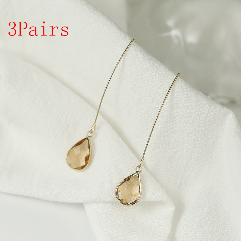 Crystal Drop Earrings