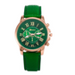 Three eye watches, retro GENEVA, Geneva students, couples, watches, men's belts, quartz trends watches