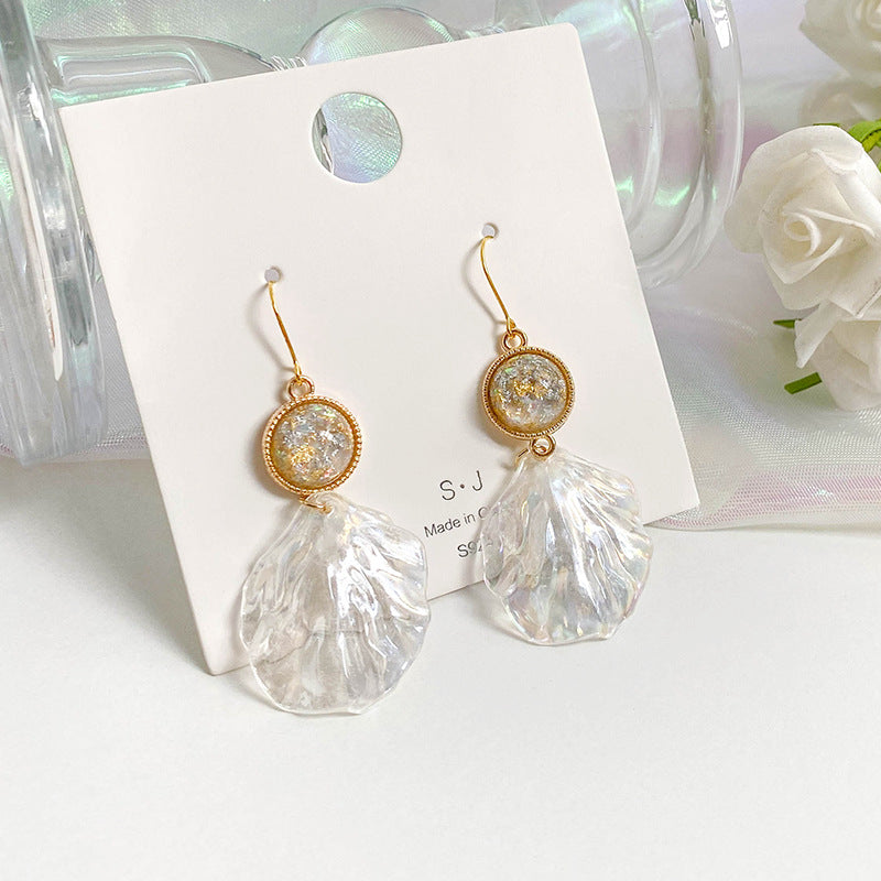 Acrylic shell earrings