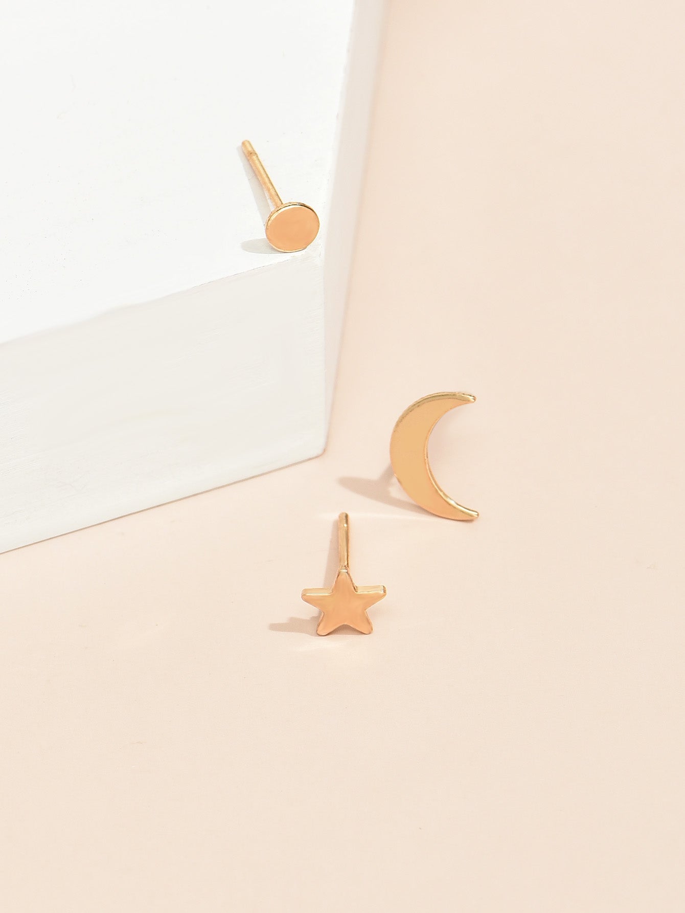 3pcs Set Stud Earrings Accessories Gift Women Girl Fashionable Jewelry