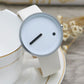 Simple creative concept personality without pointer Korean fashion movement student tide neutral male and female quartz lovers Watch