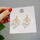 Blossom Branch Stud Earrings Fashion Jewelry for Girls Women Gift Accessories