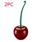 Long Handle Soft Hair Household Toilet Brush Cherry Toilet Brush Daily Necessities Creative Plastic Cleaning Brush Toilet Brush Set