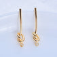 Knot Earrings Dangle Gift for Her Jewelry Accessories Girls Fashion Accessory