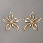 Large Gorgeous Flowers Stud Earrings for Girls Women Stud Jewelry Gift