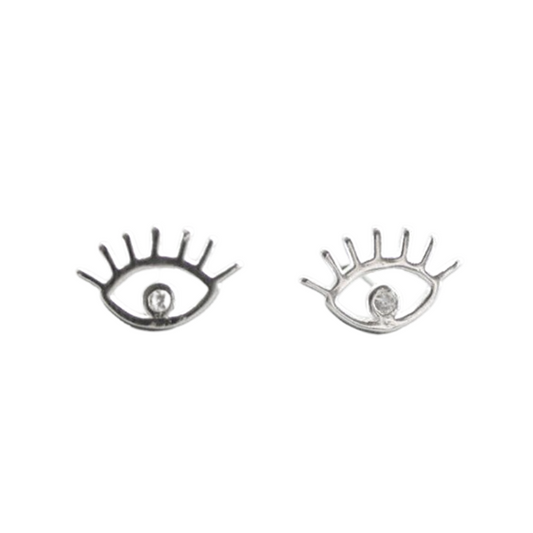 Mini Eyes Stud Earrings Women Charm Stud Jewelry Birthday Holiday Gifts