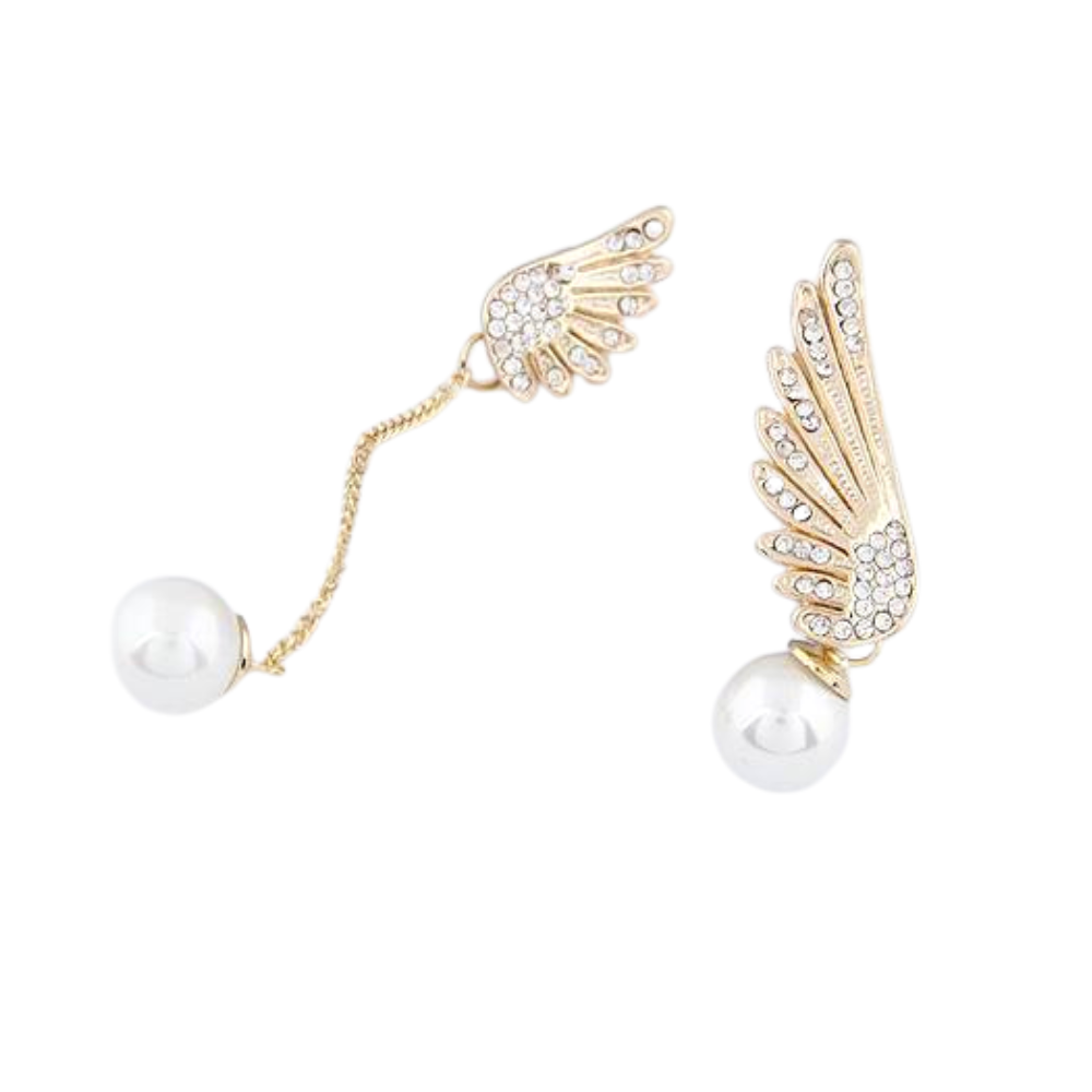 Mismatched Wings Dangle Earrings Jewelry Accessories Girls Fashion Accessory
