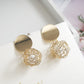 Knit Ball Design Ear Drop Earrings Dangle Women Fashion Jewelry Gift for Her