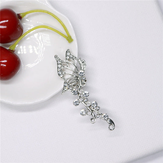 1pc Large Butterfly Ear Clip Stud Earring Women Jewelry Mom Gift Everyday Wear